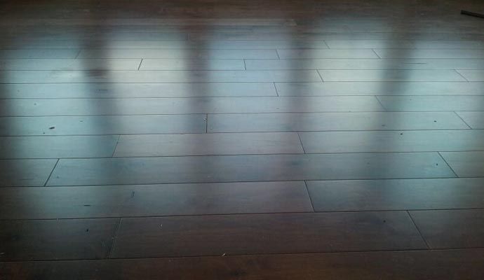 Unfinished Hardwood Floor